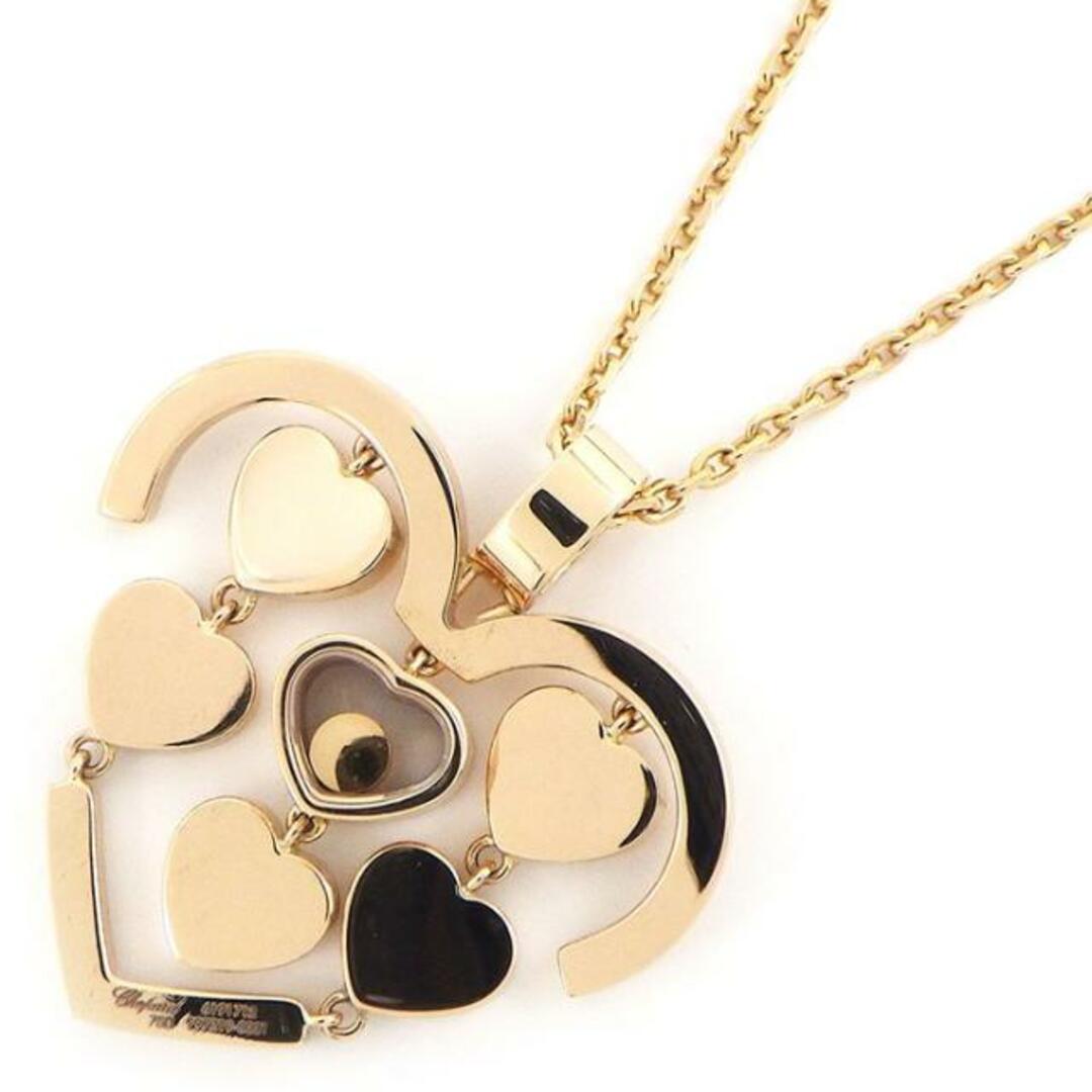 ショパール Chopard ネックレス ハッピー アモーレ 797219-5001 ハッピーダイヤモンド コレクション スウィング ハート モチーフ ムービング 1ポイント ダイヤモンド 0.05ct K18PG 【中古】