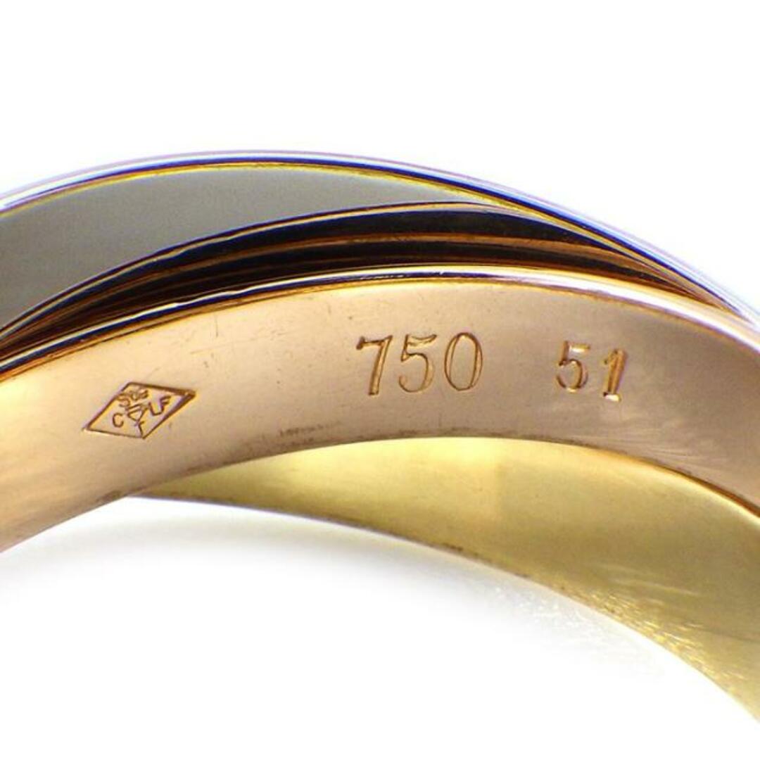 カルティエ Cartier リング トリニティ スリーカラー K18PG K18WG