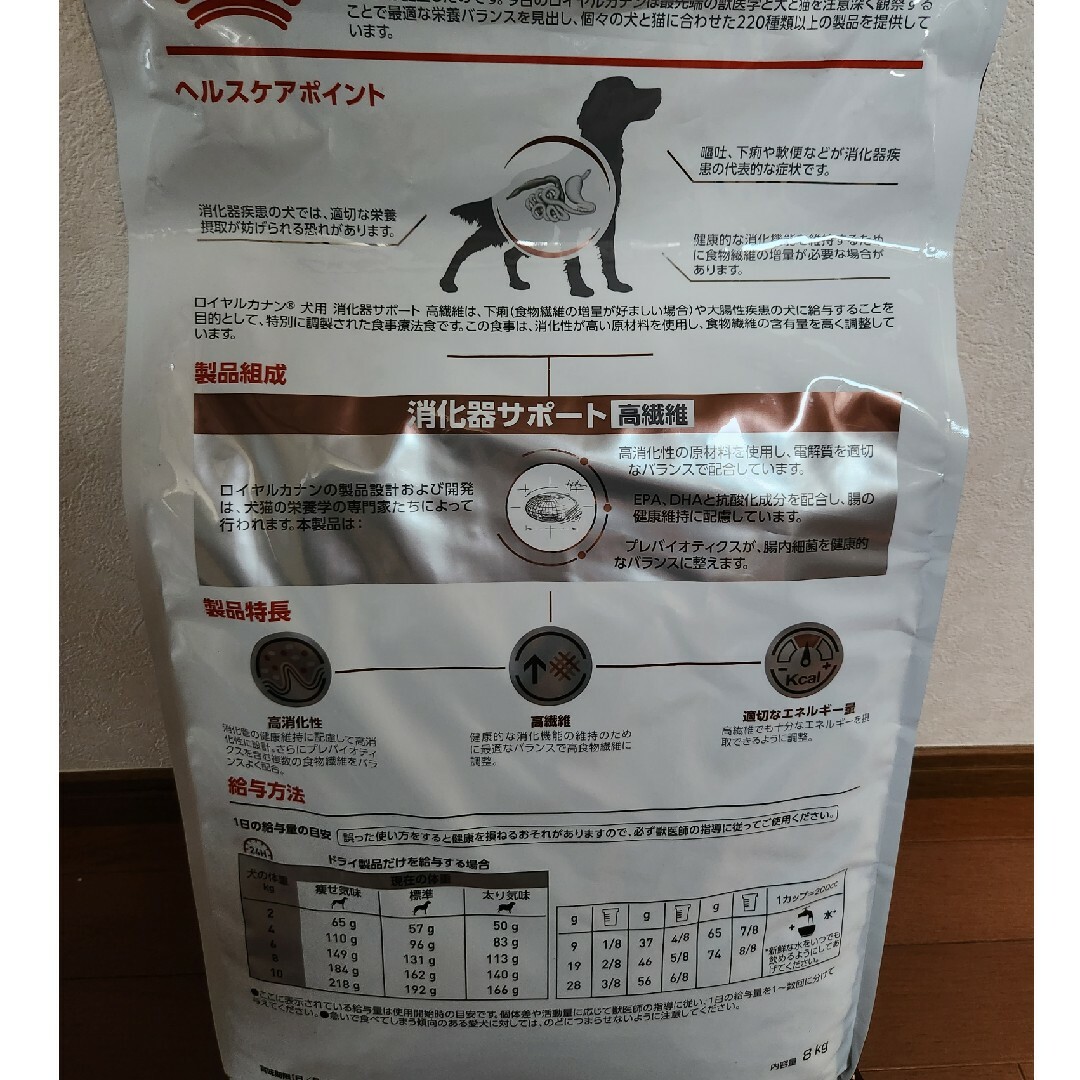ロイヤルカナン 犬 消化器サポート 高繊維 8kg