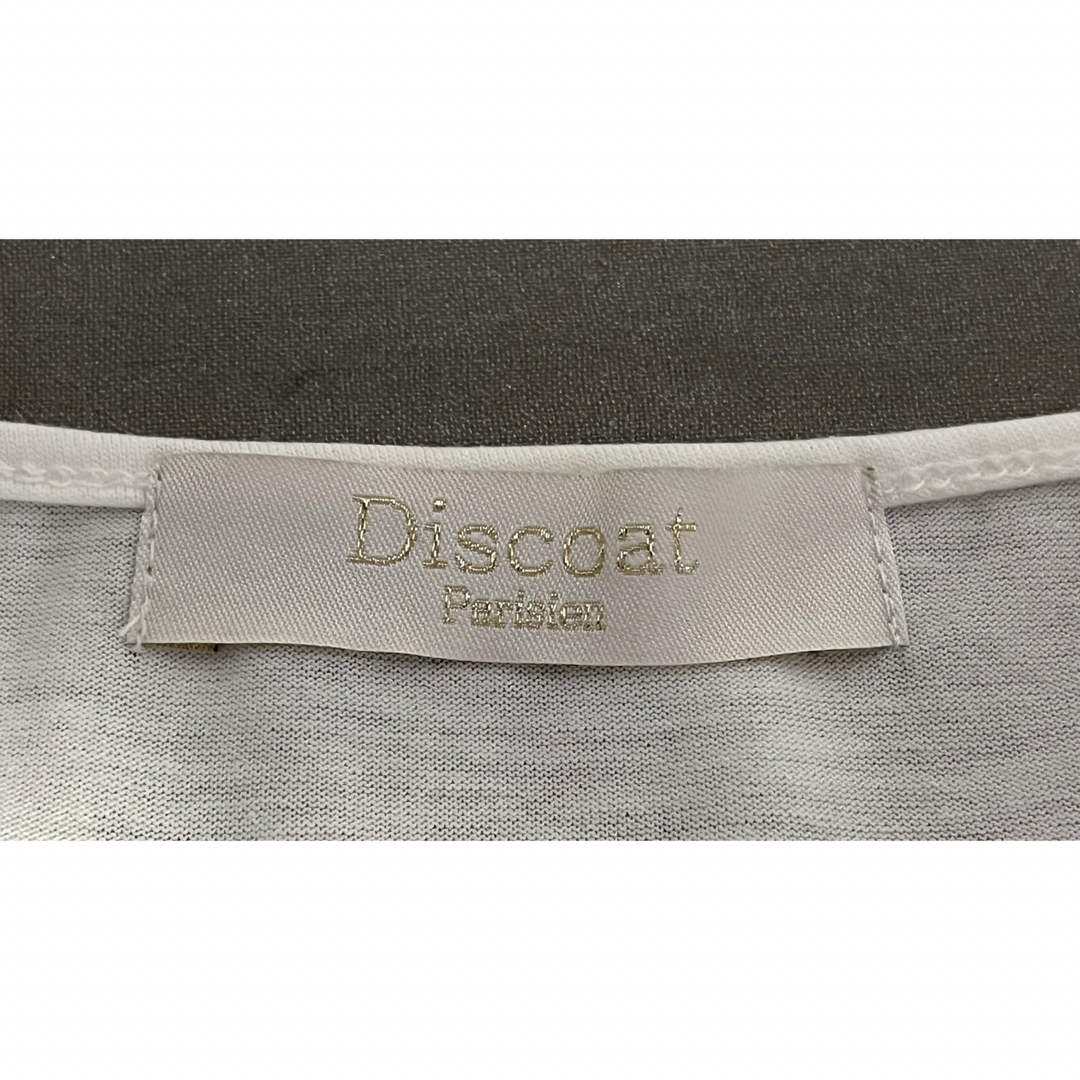 Discoat(ディスコート)のDiscoat ディスコート　レーストップス　七部丈 レディースのトップス(シャツ/ブラウス(長袖/七分))の商品写真