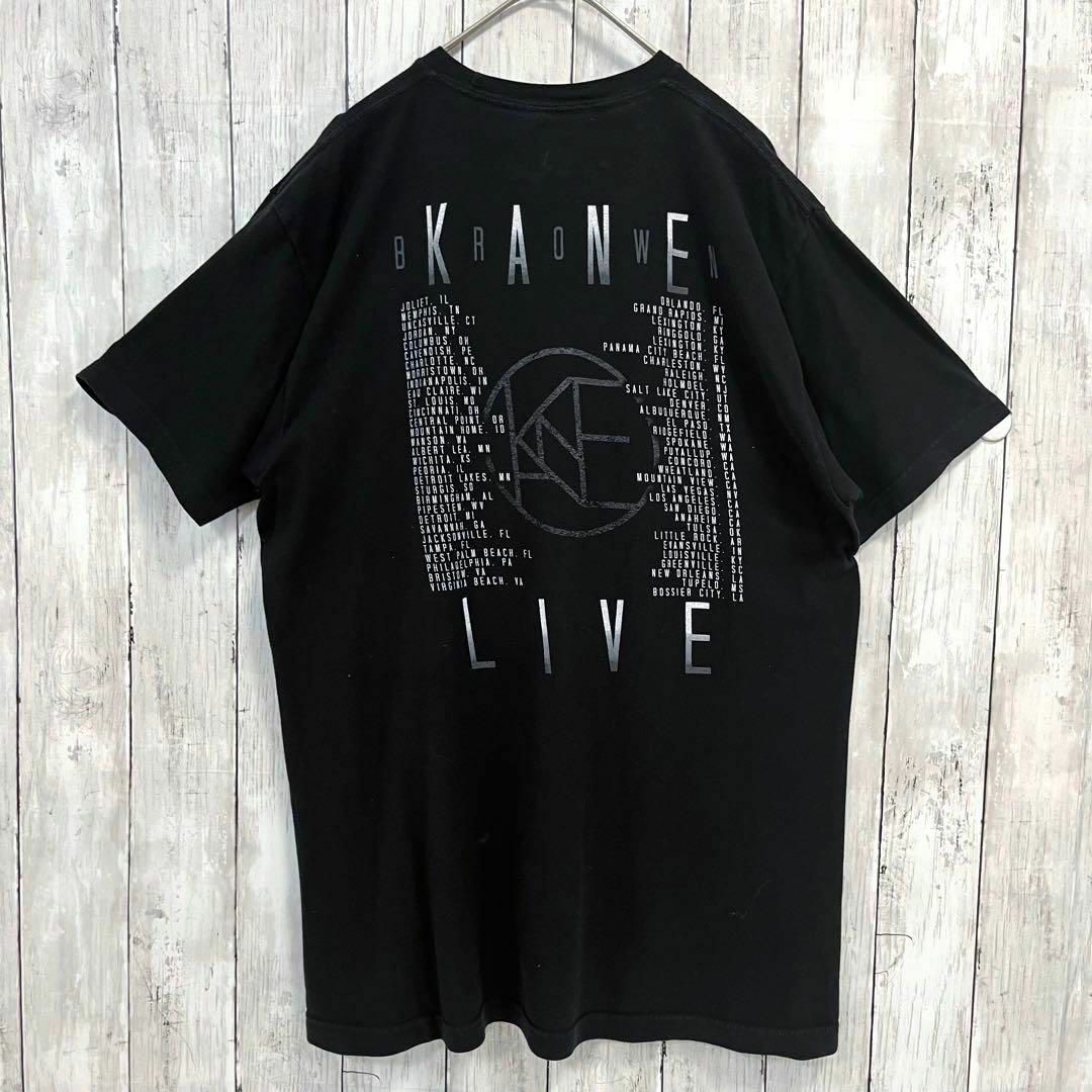 MUSIC TEE(ミュージックティー)のミュージックTシャツ古着KANE BROWNケインブラウンバックプリントT 黒L メンズのトップス(Tシャツ/カットソー(半袖/袖なし))の商品写真