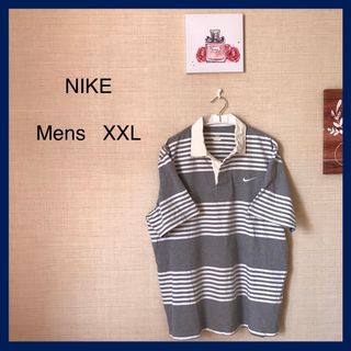 ナイキ(NIKE)のナイキ　NIKE   XXL  メンズラガーシャツ　ロゴ刺繍(ウェア)