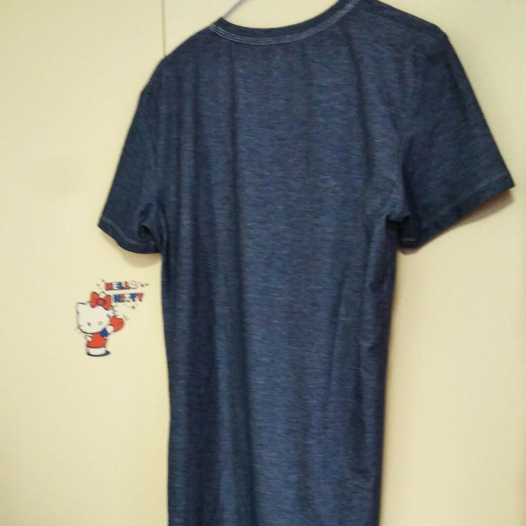 DIESEL(ディーゼル)のふっるさん専用メンズディーゼルVネックブルーデニム風半袖Tシャツ メンズのトップス(Tシャツ/カットソー(半袖/袖なし))の商品写真