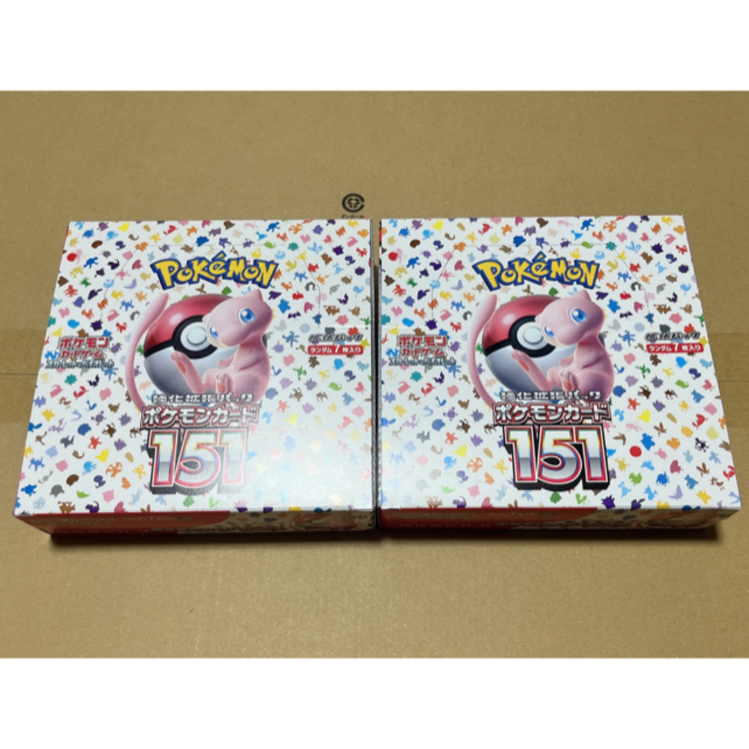 【新品未開封】 ポケモンカード 151 2BOX シュリンクなし