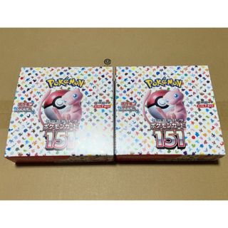 ポケモン(ポケモン)の【新品未開封】 ポケモンカード 151 2BOX シュリンクなし(Box/デッキ/パック)