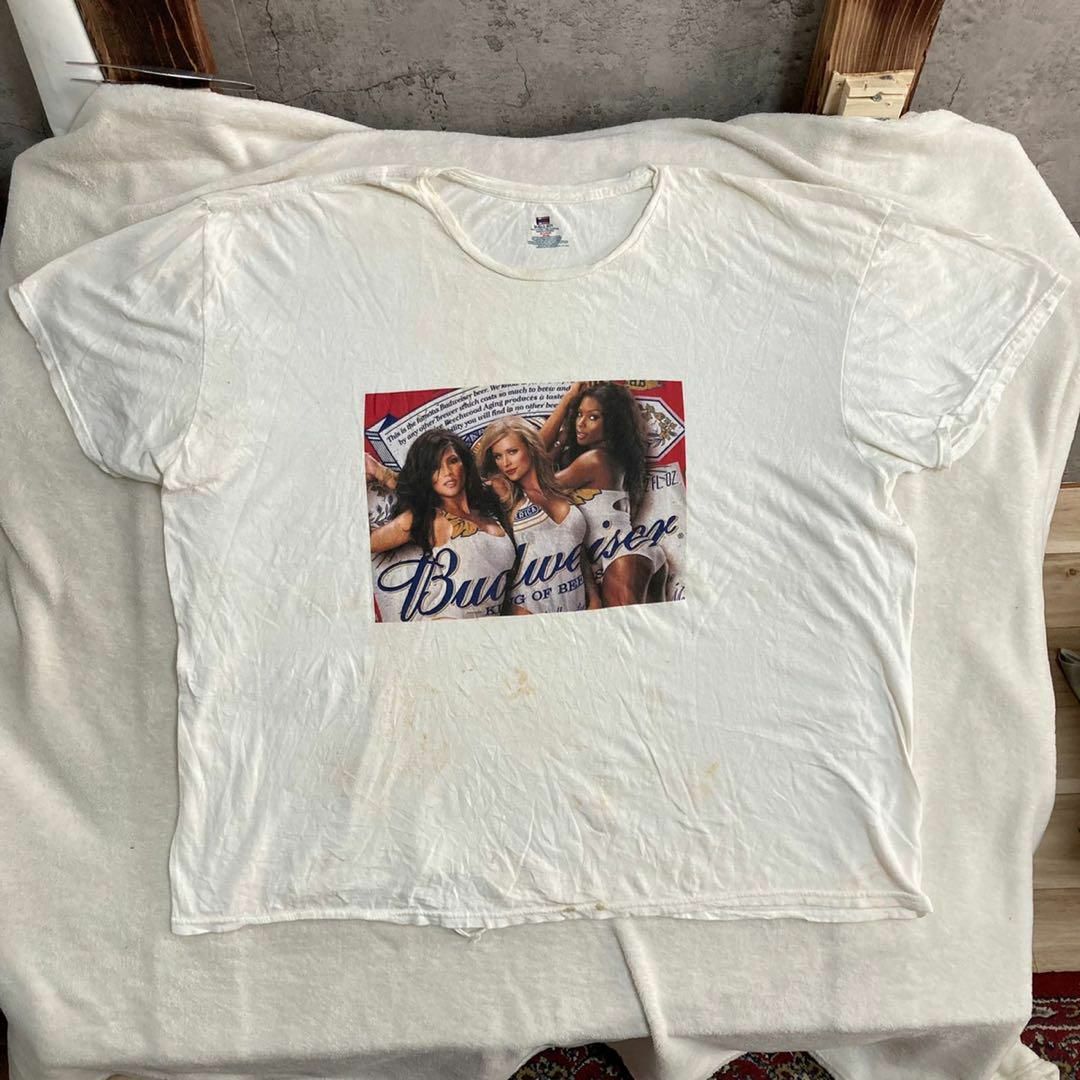 MAD Tシャツ 古着 バドワイザー Budwiser ピンナップガールの MAD Tシャツ 古着 バドワイザー Budwiser ピンナップガールの