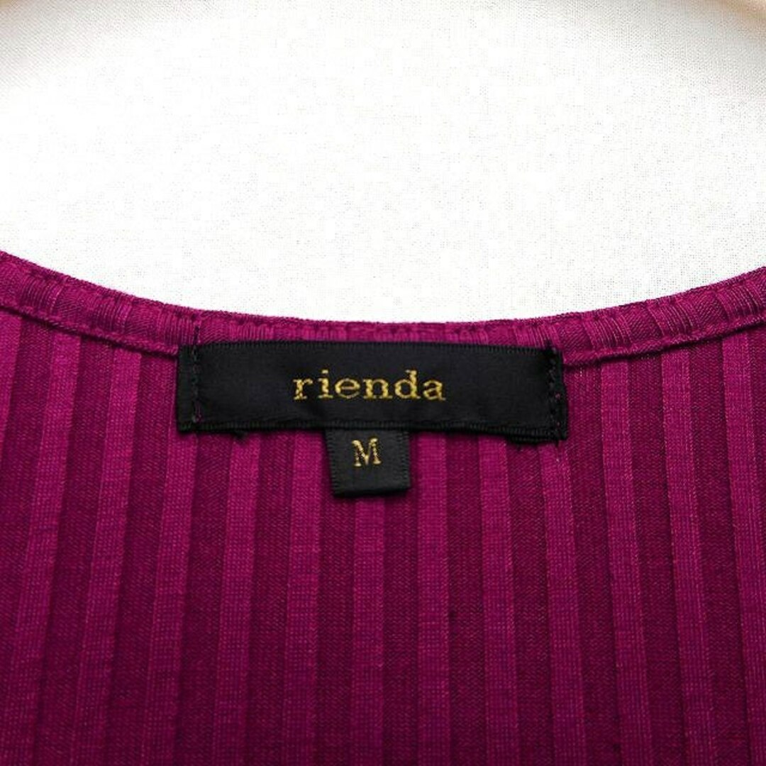 リエンダ rienda ワンピース Iライン ロング ミモレ丈 レイヤード風