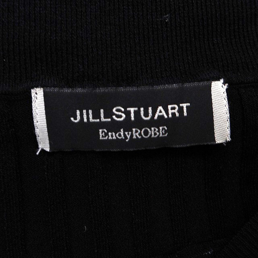 JILLSTUART(ジルスチュアート)のジルスチュアート カットソー ニット リブ ラグランスリーブ クロップド 七分袖 レディースのトップス(ニット/セーター)の商品写真