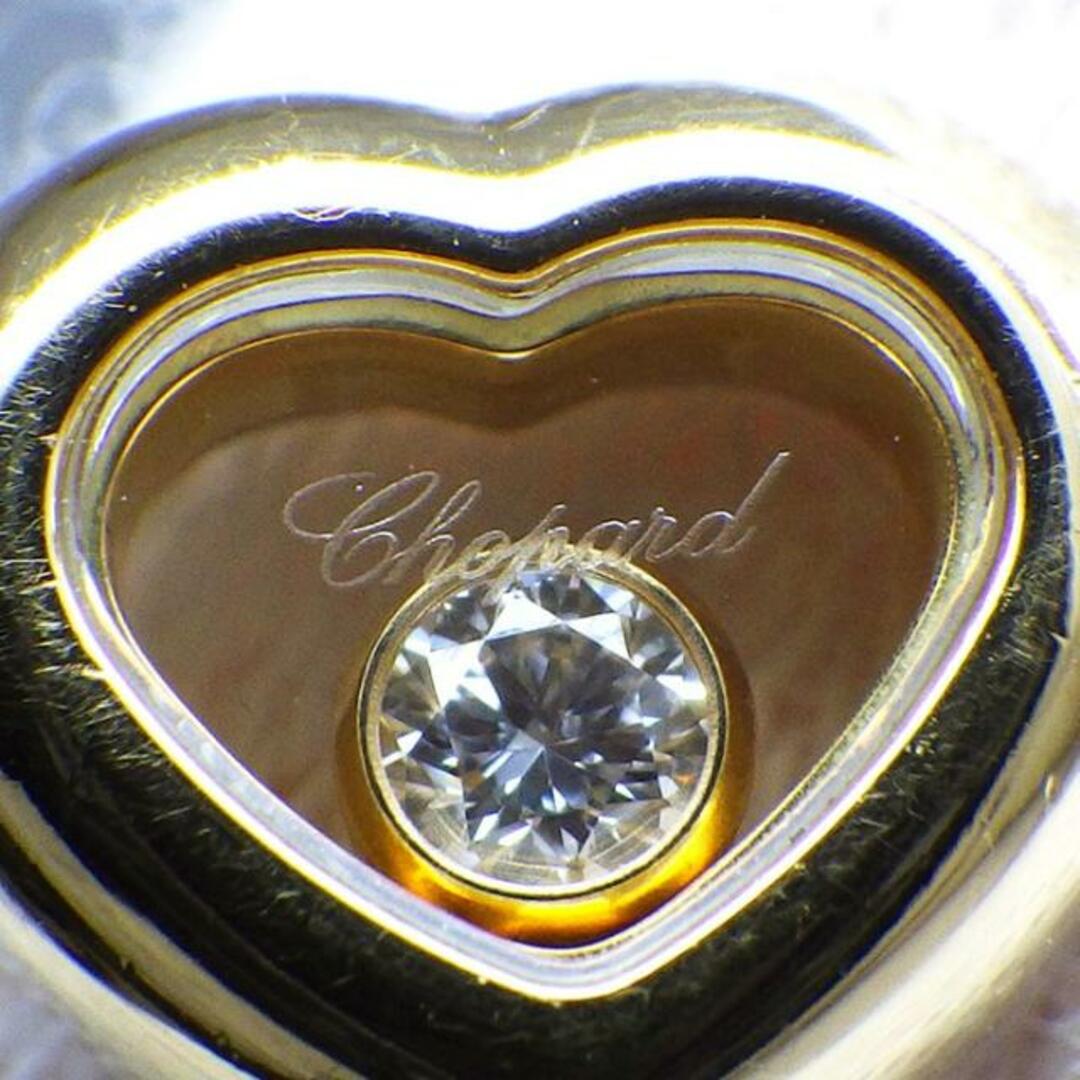 ショパール Chopard ブレスレット ハッピーダイヤ ハート ムービング 1ポイント ダイヤモンド K18YG 【中古】