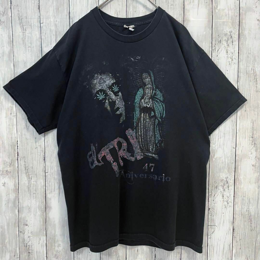 MUSIC TEE(ミュージックティー)のミュージックTシャツ古着メキシカンロックバンドEL TRIバックプリントT 黒L メンズのトップス(Tシャツ/カットソー(半袖/袖なし))の商品写真