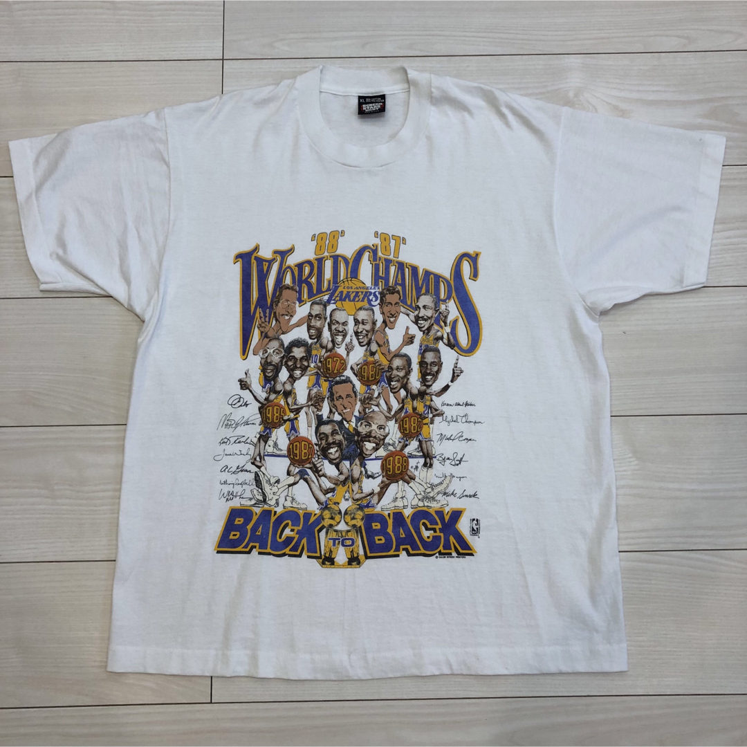 80’s LA Lakers Back to back World Champトップス