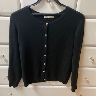 ザラ(ZARA)のドゥクラッセ　ビジューニット　トップス(カーディガン)