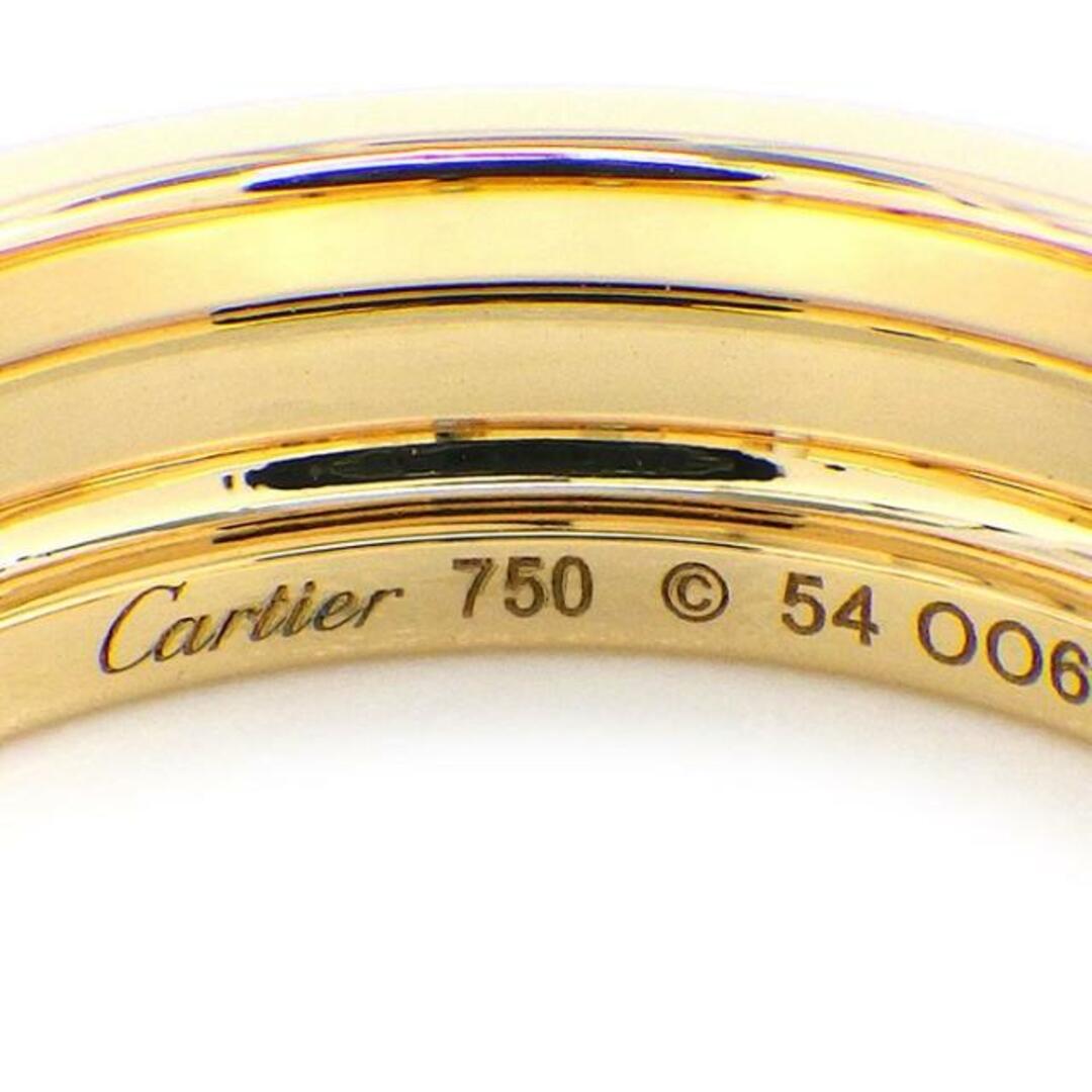 Cartier(カルティエ)のカルティエ Cartier リング マイヨン パンテール 3ロウ パヴェ ダイヤモンド K18YG 14号 / #54 【中古】 レディースのアクセサリー(リング(指輪))の商品写真