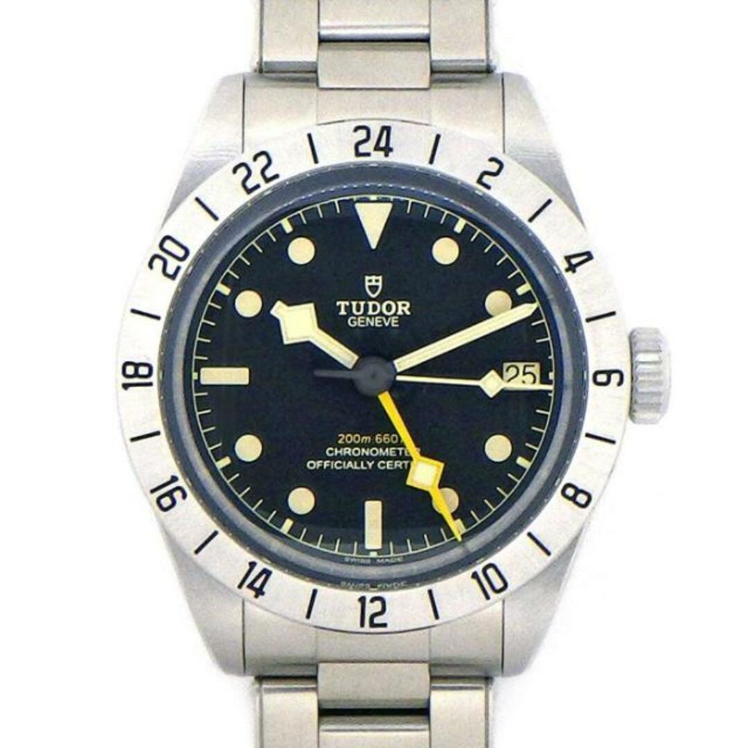 チューダー(チュードル) TUDOR 腕時計 ブラックベイ プロ 79470 デイト カレンダー GMT 夜光 針/インデックス ブラック文字盤 黒 SS 自動巻き 【箱・保付き】