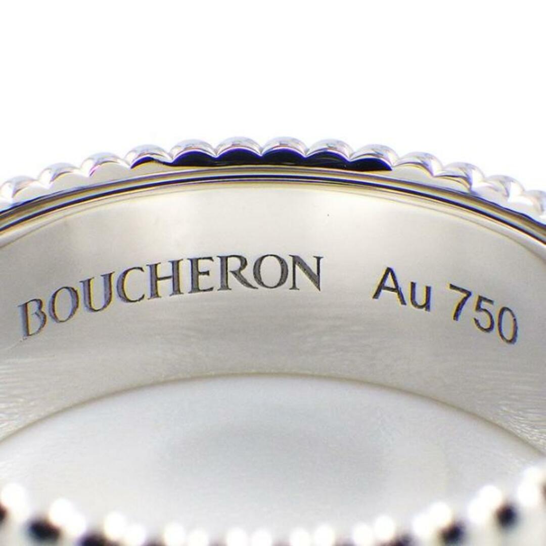 BOUCHERON(ブシュロン)のブシュロン BOUCHERON リング キャトル ラディアント スモール JRG02486 フルサークル 33ポイント ダイヤモンド 計0.25ct K18WG 14.5号 / #55 【中古】 レディースのアクセサリー(リング(指輪))の商品写真