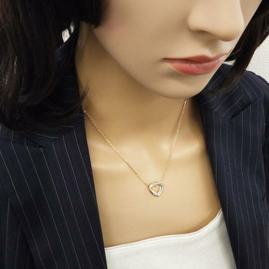 カルティエ Cartier ネックレス トリニティ ハート スリーカラー K18PG K18WG K18YG