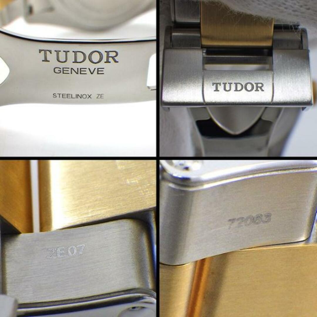 チューダー(チュードル) TUDOR 腕時計 ブラックベイ GMT S&G M79833MN-0001 デイト カレンダー 回転式 ブラウン&ブラック ベゼル 夜光 針/インデックス ブラック文字盤 黒 YG SS 自動巻き 【箱・保付き】