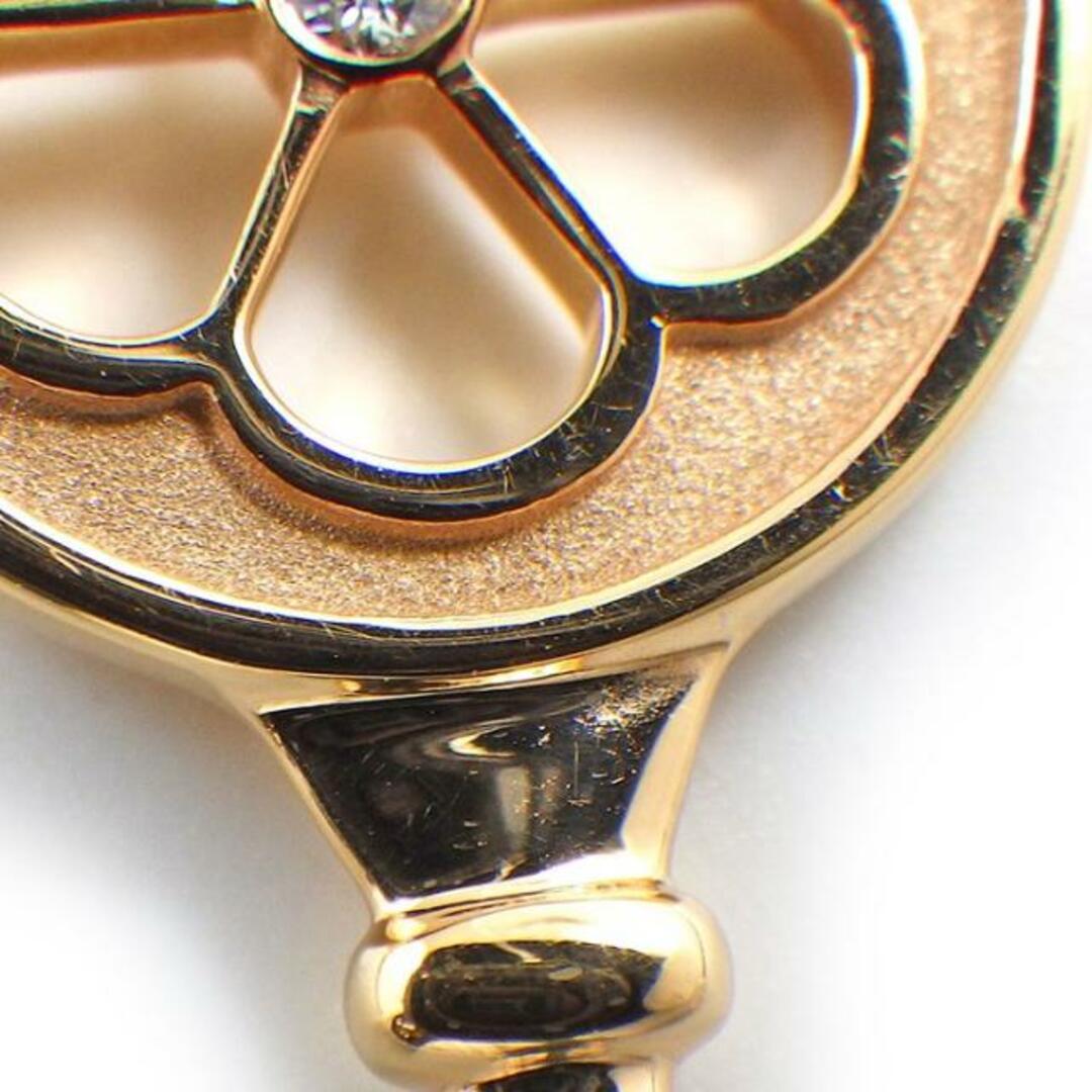 ティファニー Tiffany & Co. ネックレス ブロッサム キー 鍵モチーフ オーバルリンクチェーン 1ポイント ダイヤモンド K18PG