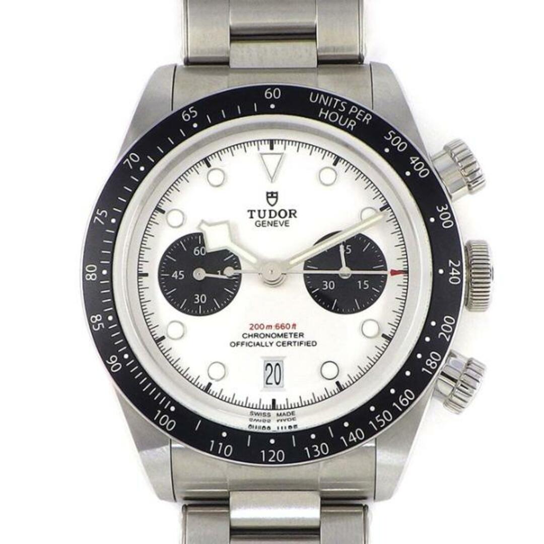 チューダー(チュードル) TUDOR 腕時計 ブラックベイ クロノ 41mm M79360N-0002 デイト カレンダー クロノグラフ タキメーター スモールセコンド バイカラー ブラック/シルバーホワイト 文字盤 SS 自動巻き 【箱・保付き】