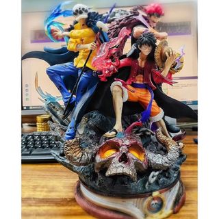 40cm ルフィ ロー キッド ワンピース フィギュア PVC ガレージキットの