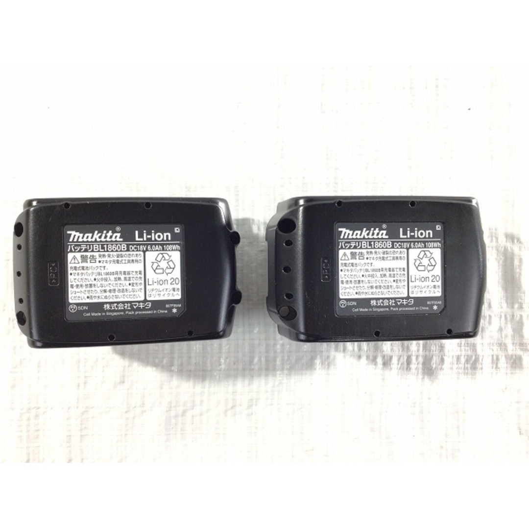 Makita - ☆未使用品 2個セット☆ makita マキタ 18V 6.0Ah 残量表示