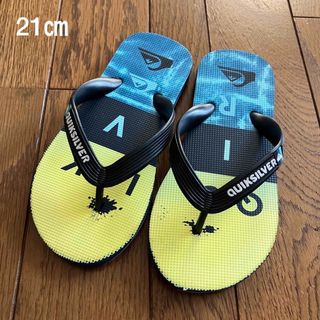 クイックシルバー(QUIKSILVER)のクイックシルバー キッズ 子供 ビーチサンダル サンダル 21㎝(サンダル)