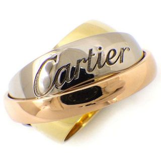 カルティエ(Cartier)のカルティエ Cartier リング トリニティ マスト エッセンス スリーカラー K18PG K18WG K18YG 9号 / #49 【中古】(リング(指輪))