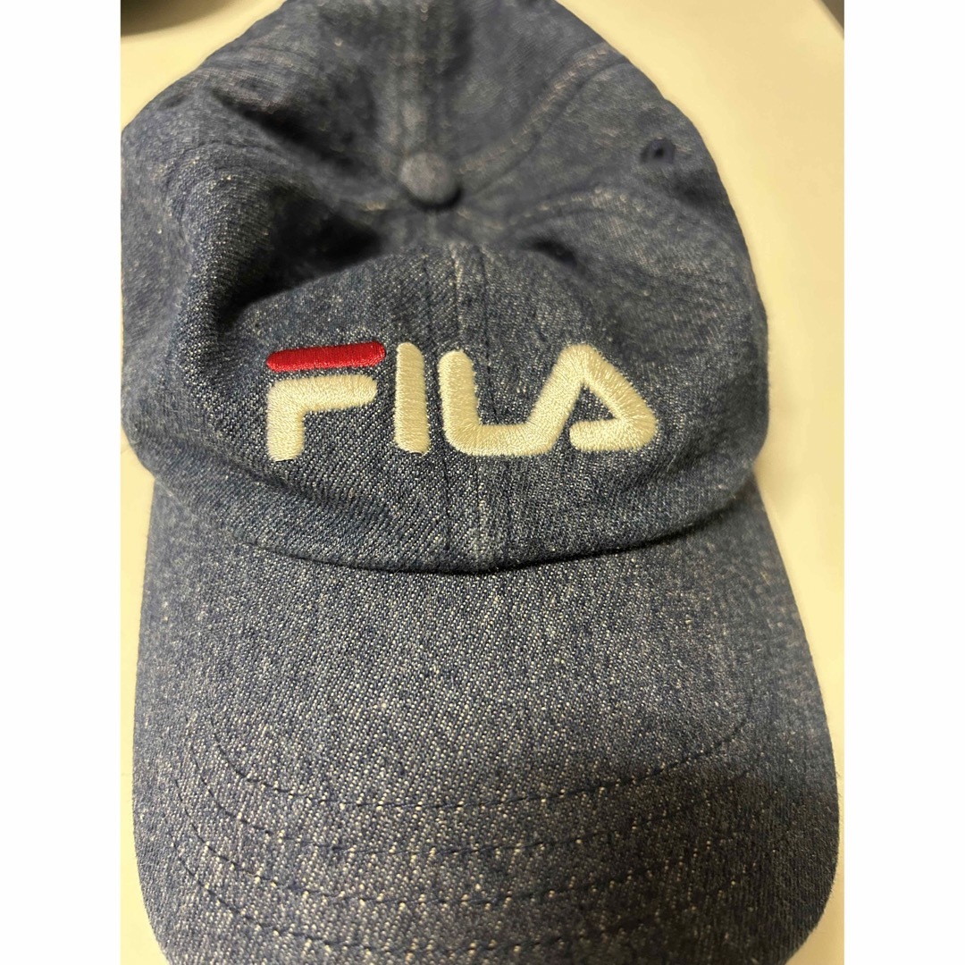 FILA(フィラ)の【美品】FILA キャップ 帽子 デニム ブルー  メンズの帽子(キャップ)の商品写真