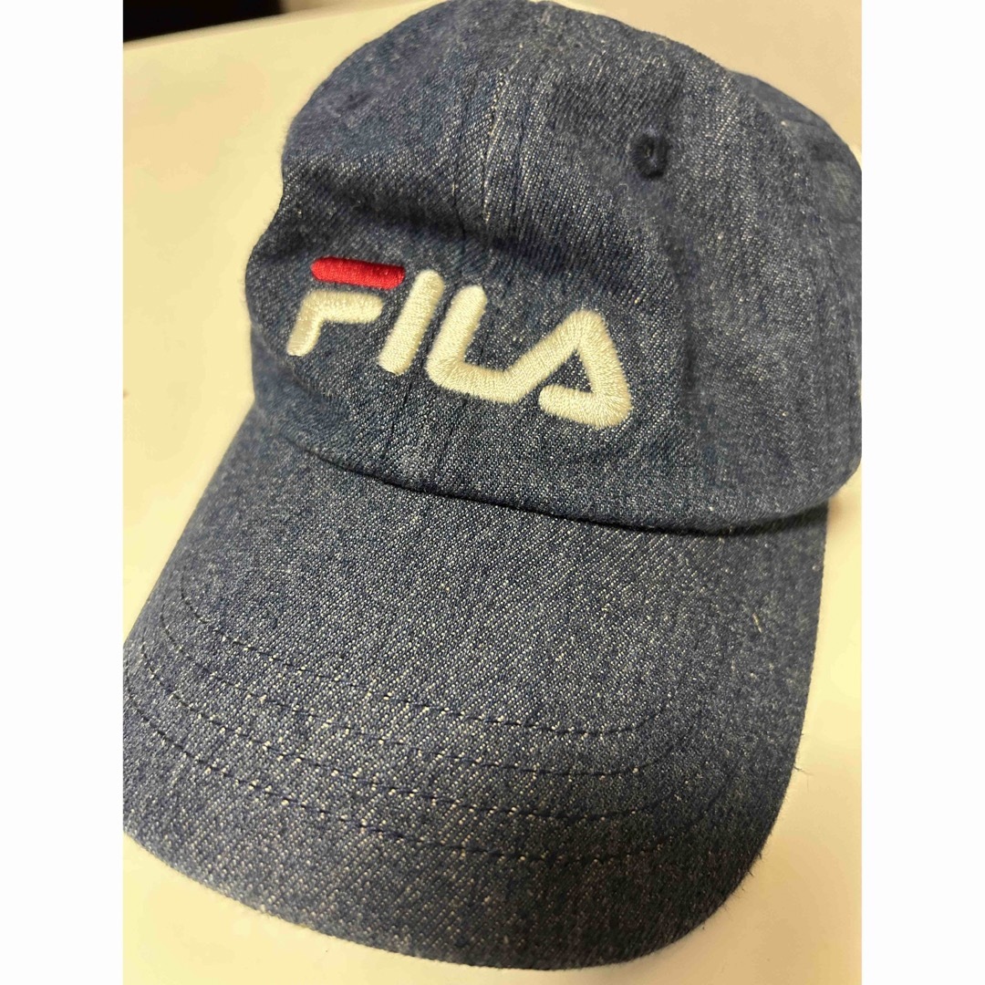 FILA(フィラ)の【美品】FILA キャップ 帽子 デニム ブルー  メンズの帽子(キャップ)の商品写真