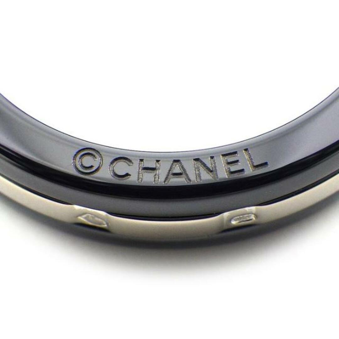 CHANEL(シャネル)のシャネル CHANEL リング ウルトラ ダイヤモンド K18WG ブラック セラミック 黒 14号 / #55 【中古】 レディースのアクセサリー(リング(指輪))の商品写真