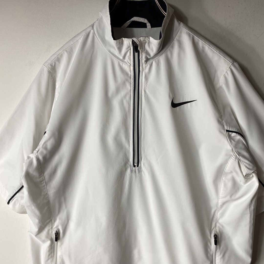 NIKE - 00's Nike テック ナイロンジャケット 半袖 Y2K ホワイトの通販
