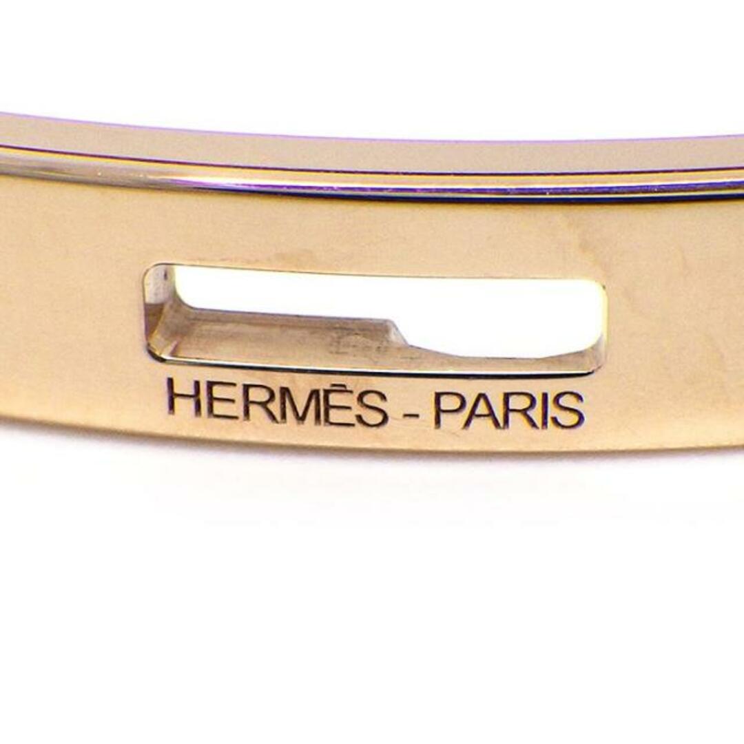 Hermes(エルメス)のエルメス HERMES バングル ケリー PM H214456B 00ST 4ポイント ダイヤモンド 計0.02ct K18PG / #SH 【中古】 レディースのアクセサリー(ブレスレット/バングル)の商品写真