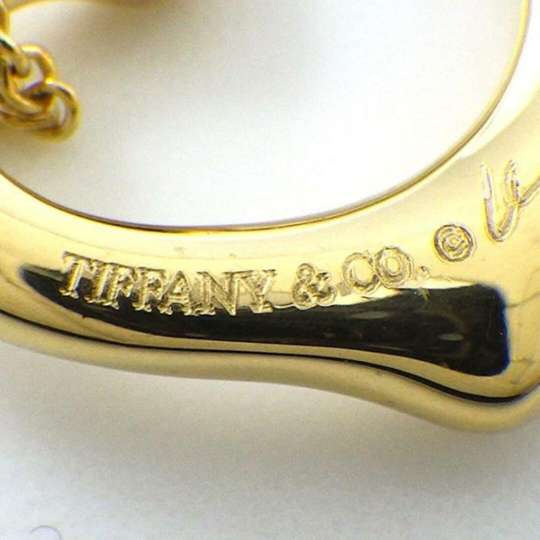 ティファニー Tiffany & Co. ネックレス オープンハート 2ポイント ダイヤモンド K18YG