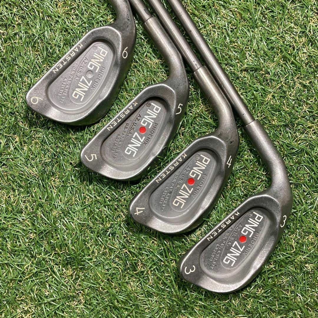 名器】レフティ PING ZING ピン ジング 赤ドット アイアン8本セット-