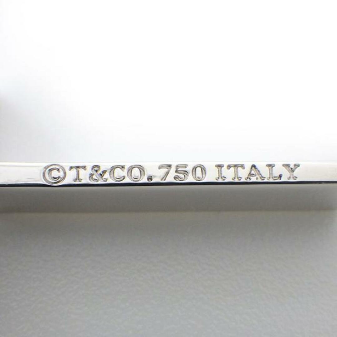 ティファニー Tiffany & Co. ネックレス メトロ クロス K18WG素材K18ホワイトゴールド