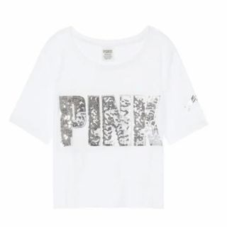 ヴィクトリアズシークレット(Victoria's Secret)のレア victoria secret キラキラ ロゴTシャツ(Tシャツ(半袖/袖なし))