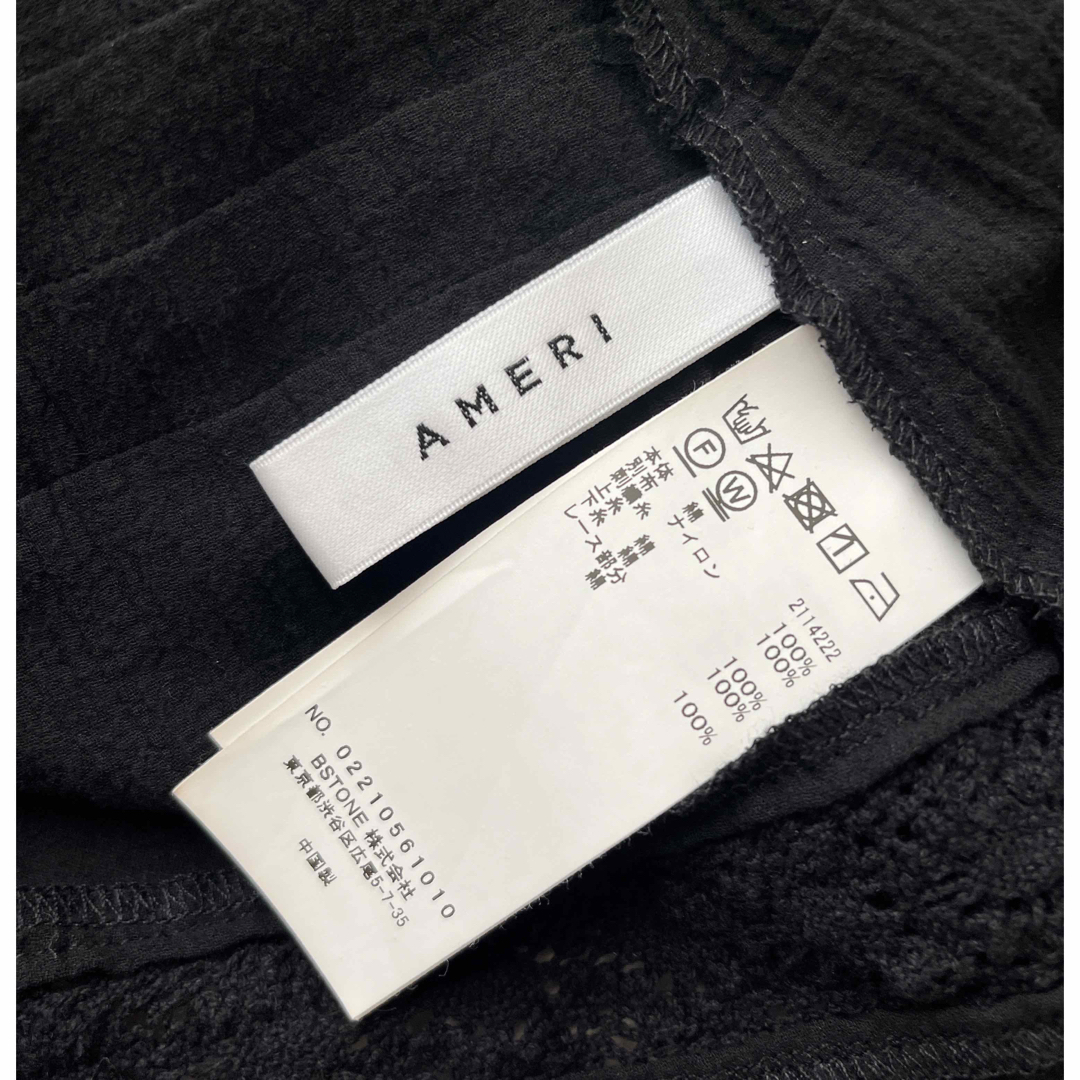 Ameri♡EMBROIDERY SHEER COTTON DRESS
