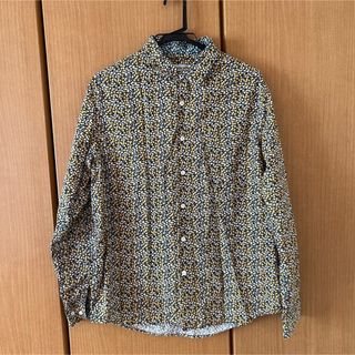 ウィゴー(WEGO)の濃紺に小花柄シャツ(シャツ)