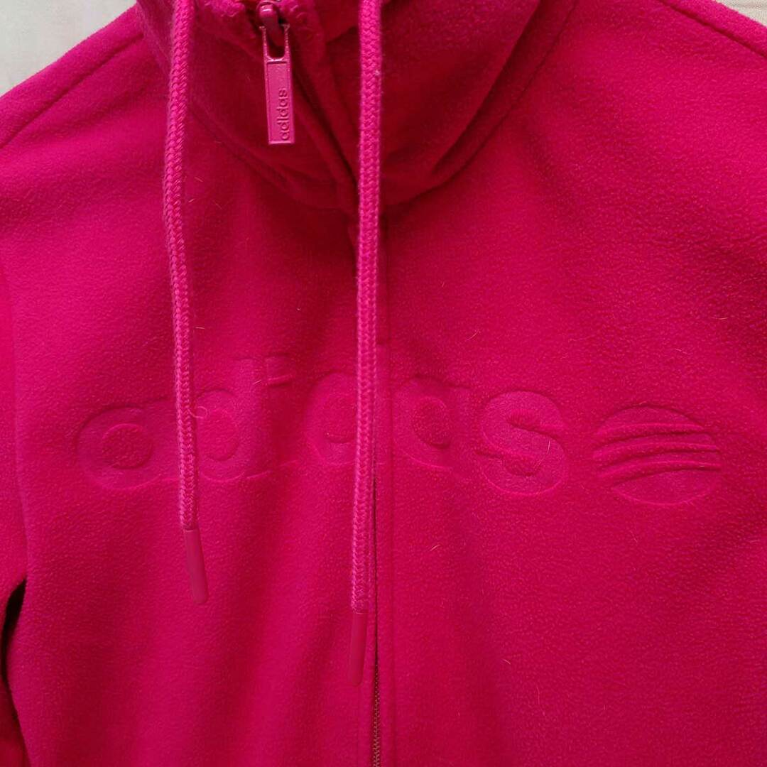 adidas(アディダス)のアディダス NEO LABEL フルジップ フリース ジャケット M ピンク系 レディース スポーツ/アウトドアのアウトドア(その他)の商品写真