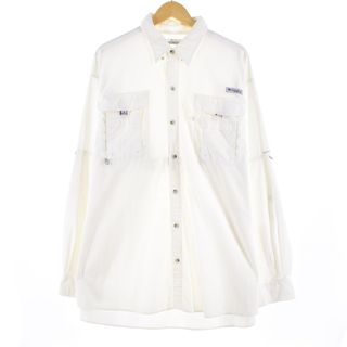 コロンビア(Columbia)の古着 コロンビア Columbia PFG ボタンダウン 長袖 フィッシングシャツ メンズXL /eaa345329(シャツ)