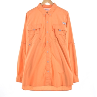 コロンビア(Columbia)の古着 コロンビア Columbia PFG ボタンダウン 長袖 フィッシングシャツ メンズXXL /eaa345319(シャツ)