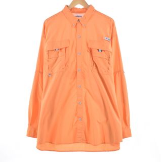 コロンビア(Columbia)の古着 コロンビア Columbia PFG ボタンダウン 長袖 フィッシングシャツ メンズXXL /eaa345319(シャツ)