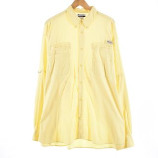 コロンビア(Columbia)の古着 コロンビア Columbia PFG ボタンダウン 長袖 フィッシングシャツ メンズXXL /eaa345321(シャツ)