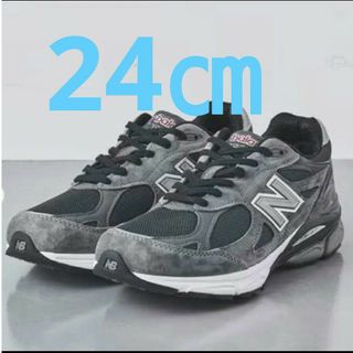 ニューバランス(New Balance)の24.0㎝ NEW BALANCE ニューバランス 990V3 M990UA3(スニーカー)