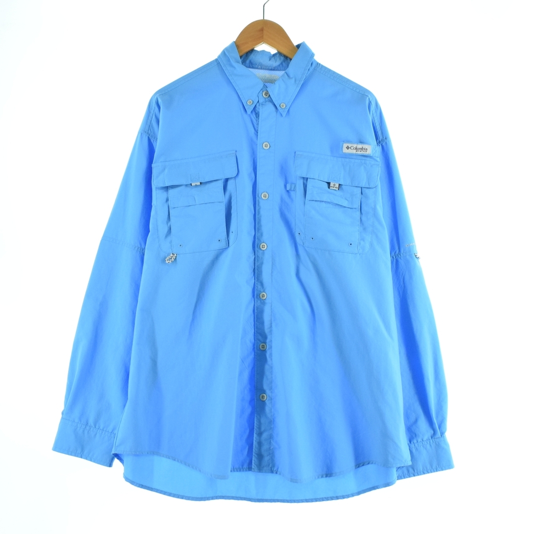 Columbia(コロンビア)の古着 コロンビア Columbia PFG ボタンダウン 長袖 フィッシングシャツ メンズXL /eaa345160 メンズのトップス(シャツ)の商品写真