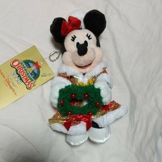 ディズニー(Disney)のミニー クリスマス ぬいぐるみバッジ 2006(キャラクターグッズ)