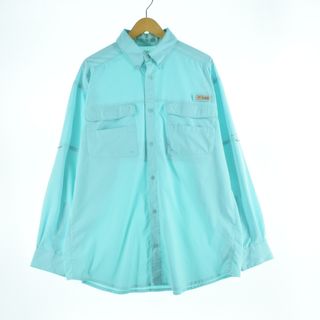 コロンビア(Columbia)の古着 コロンビア Columbia PFG 長袖 ボタンダウン フィッシングシャツ メンズXXL /eaa345369(シャツ)