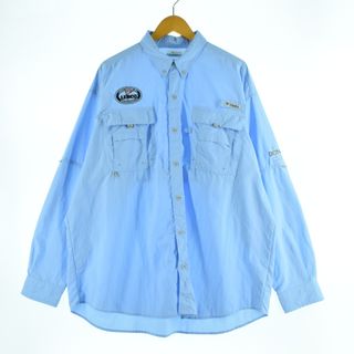 コロンビア(Columbia)の古着 コロンビア Columbia PFG 長袖 ボタンダウン フィッシングシャツ メンズXXL /eaa345368(シャツ)