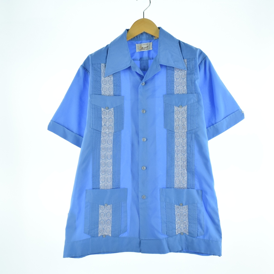 mexacali オープンカラー 半袖 メキシカンシャツ キューバシャツ メンズL /eaa345149
