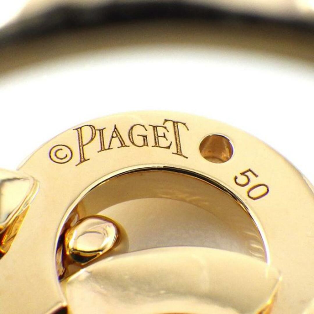 PIAGET(ピアジェ)のピアジェ PIAGET リング ポセション ラウンド ロゴ サークル 1ポイント ダイヤモンド K18YG 10号 / #50 【中古】 レディースのアクセサリー(リング(指輪))の商品写真